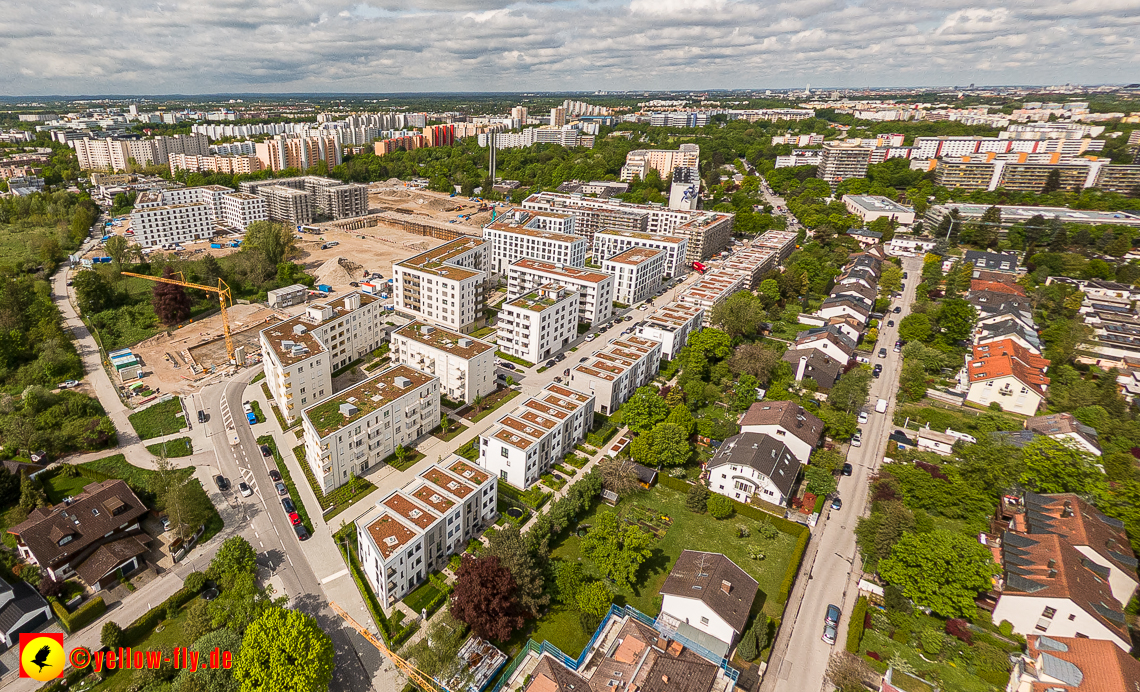 17.05.2023 - Baustelle Alexisquartier und Pandion Verde in Neuperlach